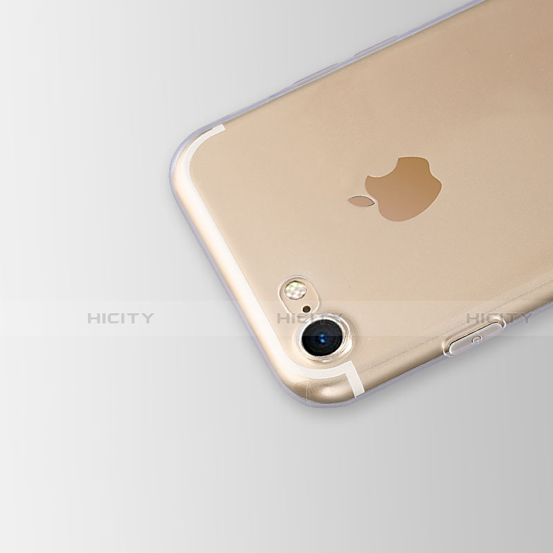 Apple iPhone SE (2020)用極薄ソフトケース シリコンケース 耐衝撃 全面保護 クリア透明 T04 アップル クリア