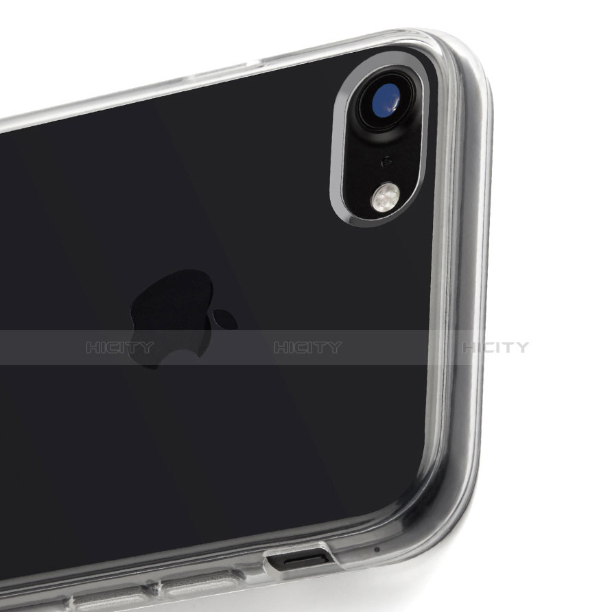 Apple iPhone SE (2020)用極薄ソフトケース シリコンケース 耐衝撃 全面保護 クリア透明 T12 アップル クリア