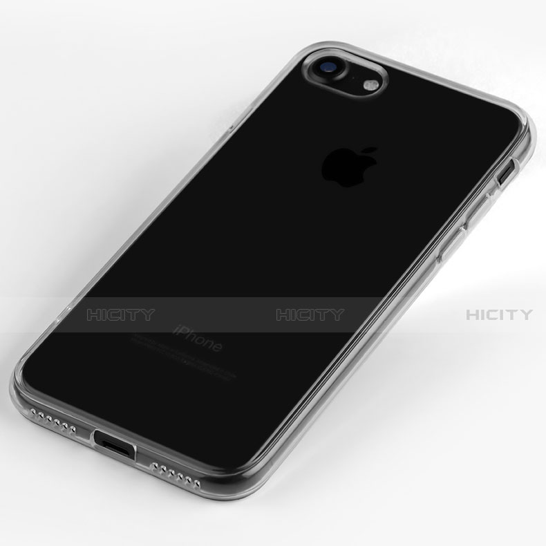 Apple iPhone SE (2020)用極薄ソフトケース シリコンケース 耐衝撃 全面保護 クリア透明 T12 アップル クリア