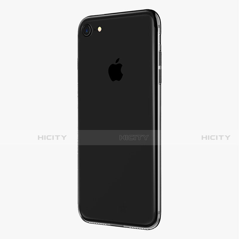 Apple iPhone SE (2020)用極薄ソフトケース シリコンケース 耐衝撃 全面保護 クリア透明 H03 アップル クリア