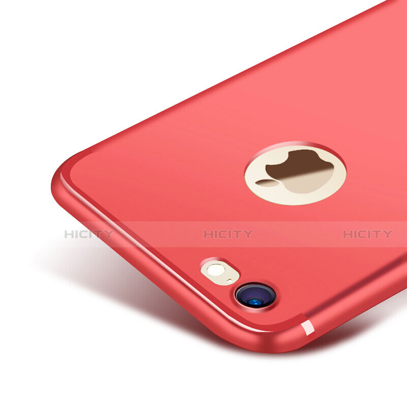 Apple iPhone SE (2020)用極薄ソフトケース シリコンケース 耐衝撃 全面保護 S07 アップル レッド
