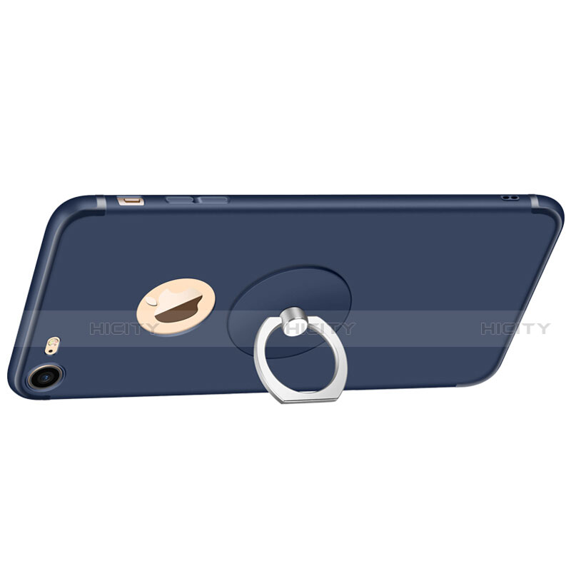 Apple iPhone SE (2020)用極薄ソフトケース シリコンケース 耐衝撃 全面保護 S09 アップル ネイビー