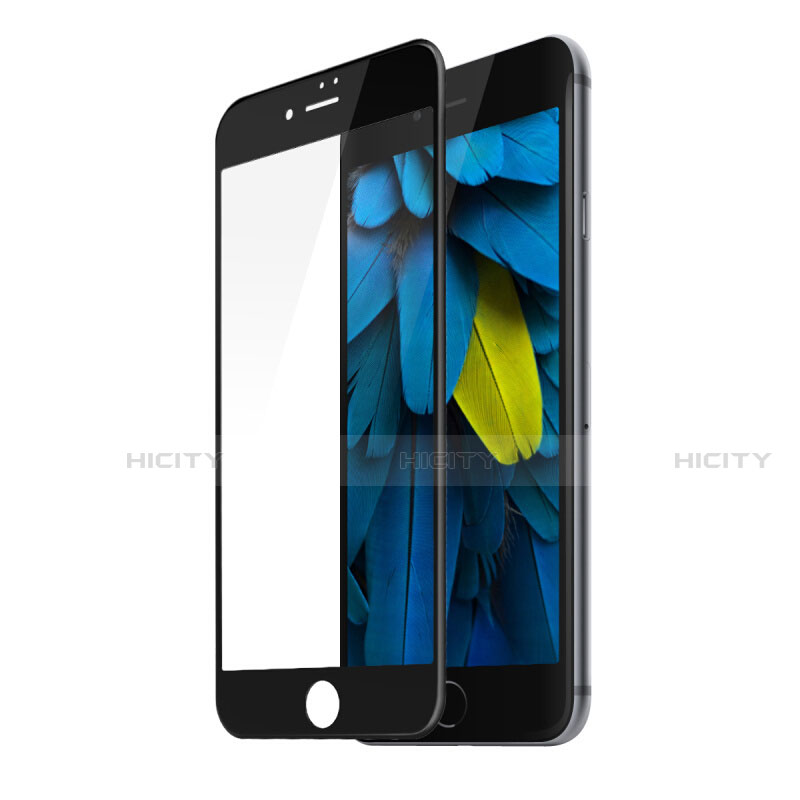 Apple iPhone SE (2020)用強化ガラス フル液晶保護フィルム アップル ブラック