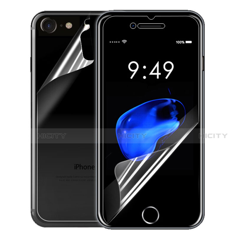 Apple iPhone SE (2020)用高光沢 液晶保護フィルム 背面保護フィルム同梱 アップル クリア