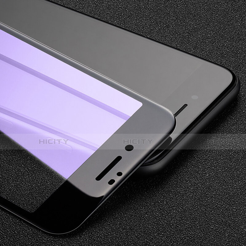 Apple iPhone SE (2020)用強化ガラス フル液晶保護フィルム F17 アップル ブラック