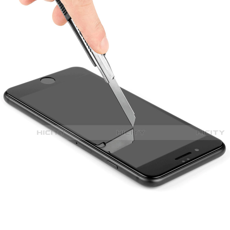 Apple iPhone SE (2020)用強化ガラス 液晶保護フィルム 3D アップル ブラック