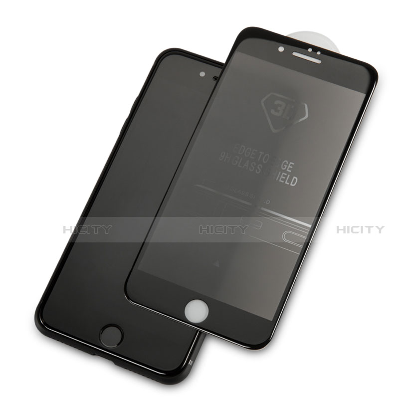 Apple iPhone SE (2020)用強化ガラス フル液晶保護フィルム F19 アップル ブラック