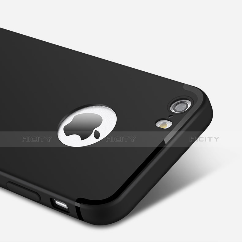 Apple iPhone SE用極薄ソフトケース シリコンケース 耐衝撃 全面保護 U01 アップル ブラック