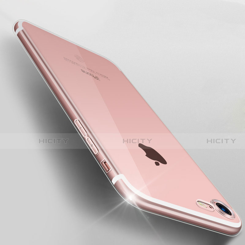 Apple iPhone SE3 (2022)用極薄ソフトケース シリコンケース 耐衝撃 全面保護 クリア透明 H06 アップル クリア