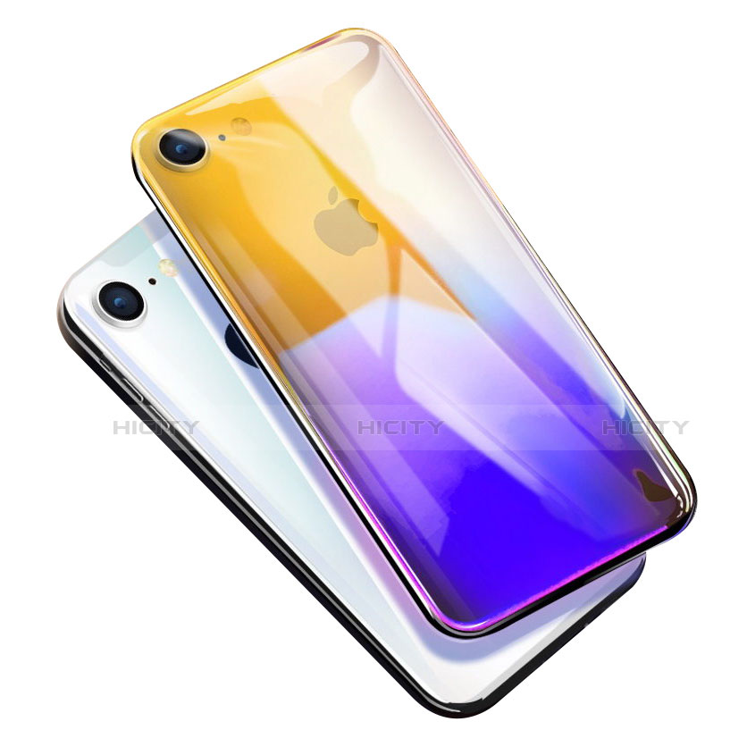 Apple iPhone SE3 (2022)用極薄ソフトケース グラデーション 勾配色 クリア透明 G02 アップル マルチカラー