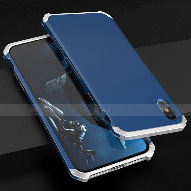 Apple iPhone X用ケース 高級感 手触り良い アルミメタル 製の金属製 カバー アップル マルチカラー