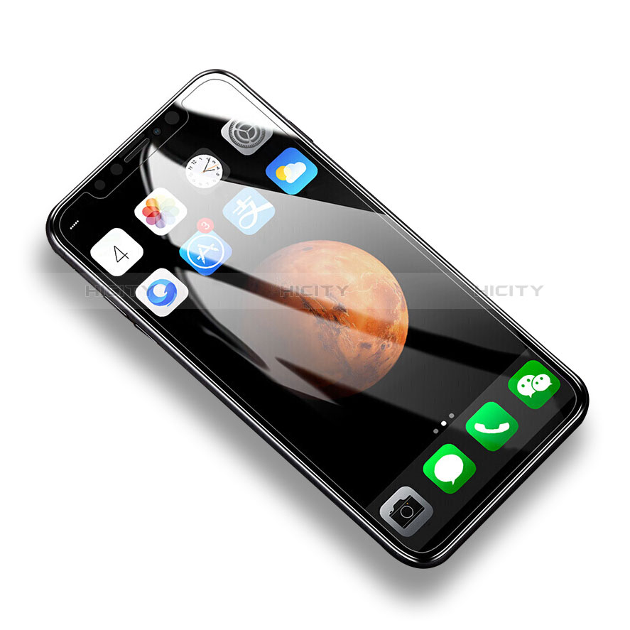 Apple iPhone X用強化ガラス 液晶保護フィルム T16 アップル クリア