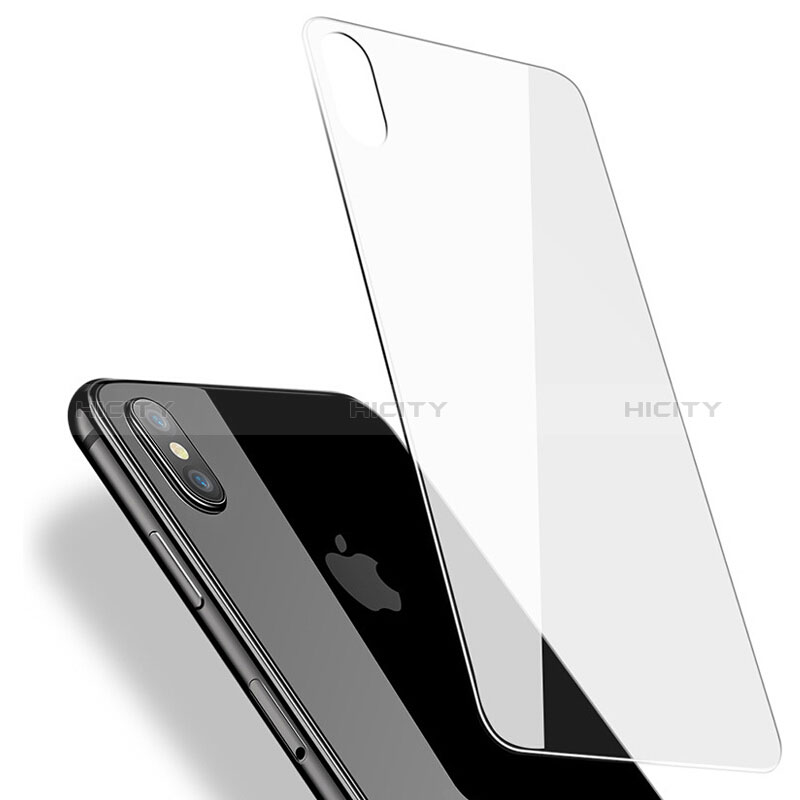 Apple iPhone X用強化ガラス 背面保護フィルム B06 アップル クリア