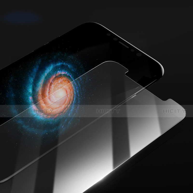 Apple iPhone X用強化ガラス 液晶保護フィルム T03 アップル クリア