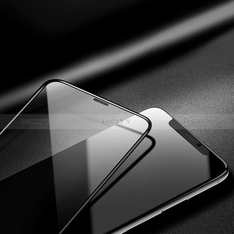 Apple iPhone X用強化ガラス フル液晶保護フィルム F31 アップル ブラック