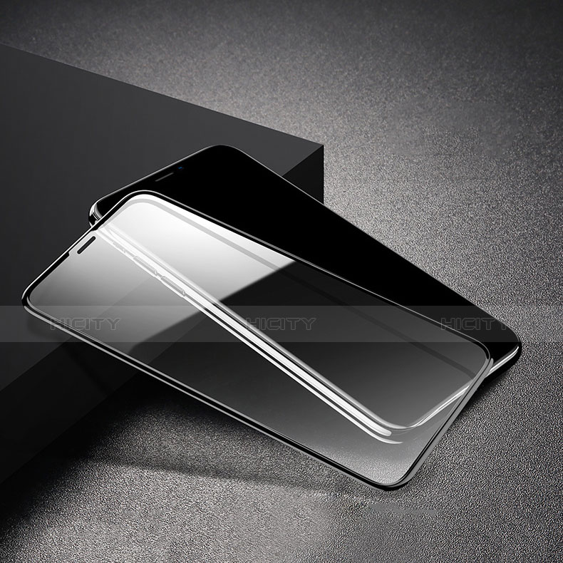 Apple iPhone X用強化ガラス フル液晶保護フィルム V02 アップル ホワイト