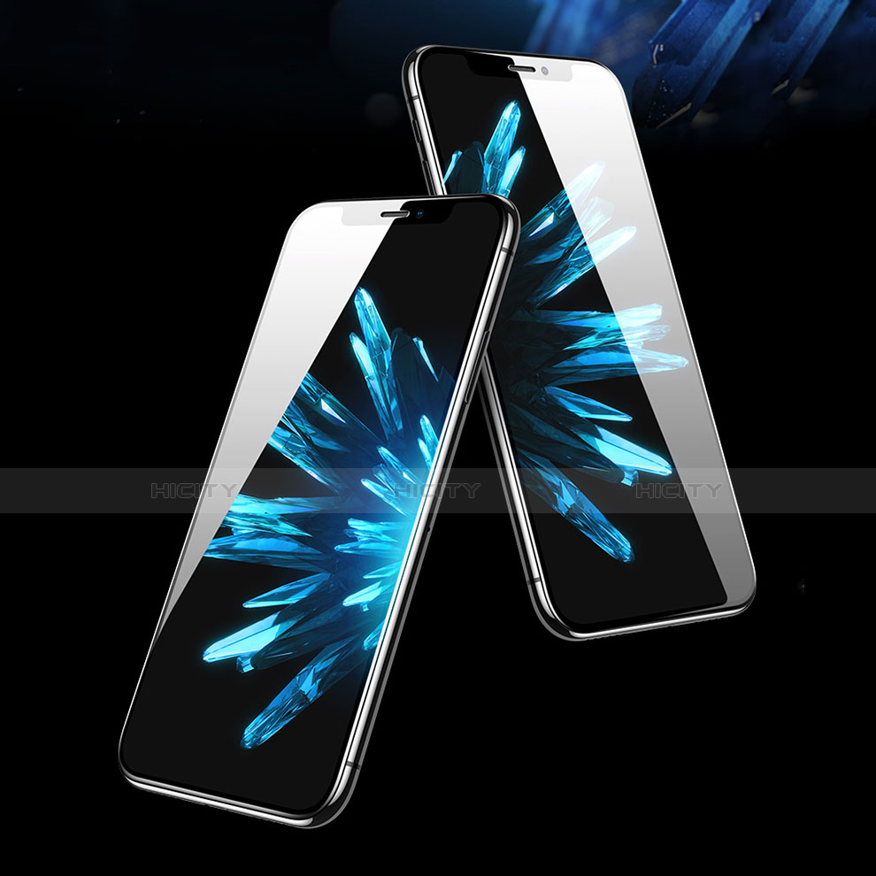 Apple iPhone X用強化ガラス フル液晶保護フィルム P05 アップル ブラック