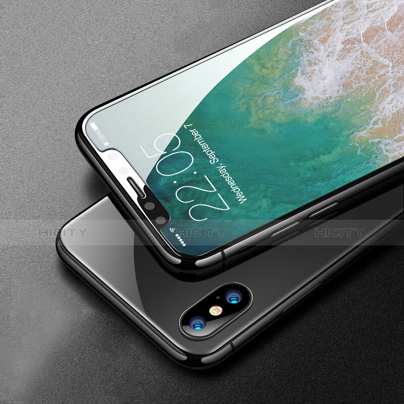 Apple iPhone X用強化ガラス 液晶保護フィルム F05 アップル クリア