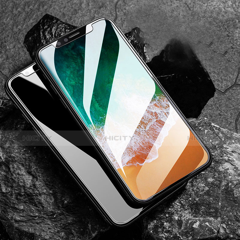 Apple iPhone X用強化ガラス 液晶保護フィルム F12 アップル クリア