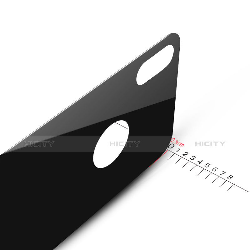 Apple iPhone X用強化ガラス 背面保護フィルム B01 アップル クリア