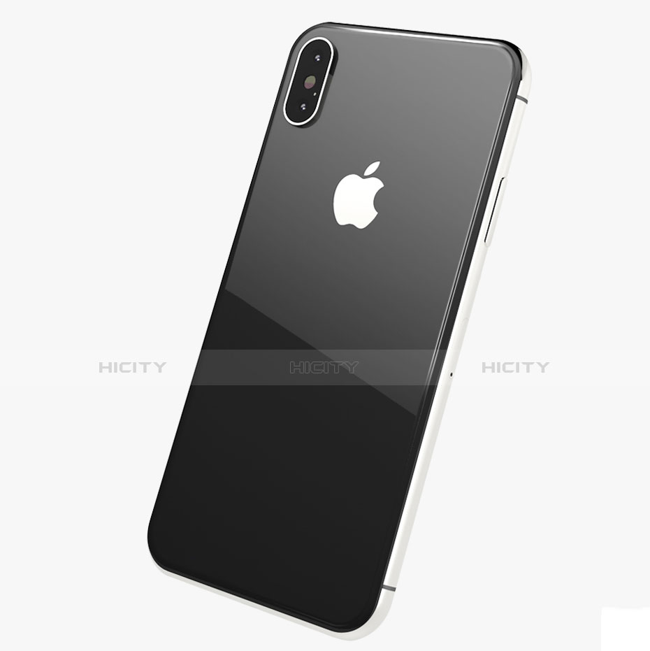 Apple iPhone X用強化ガラス 背面保護フィルム B01 アップル クリア
