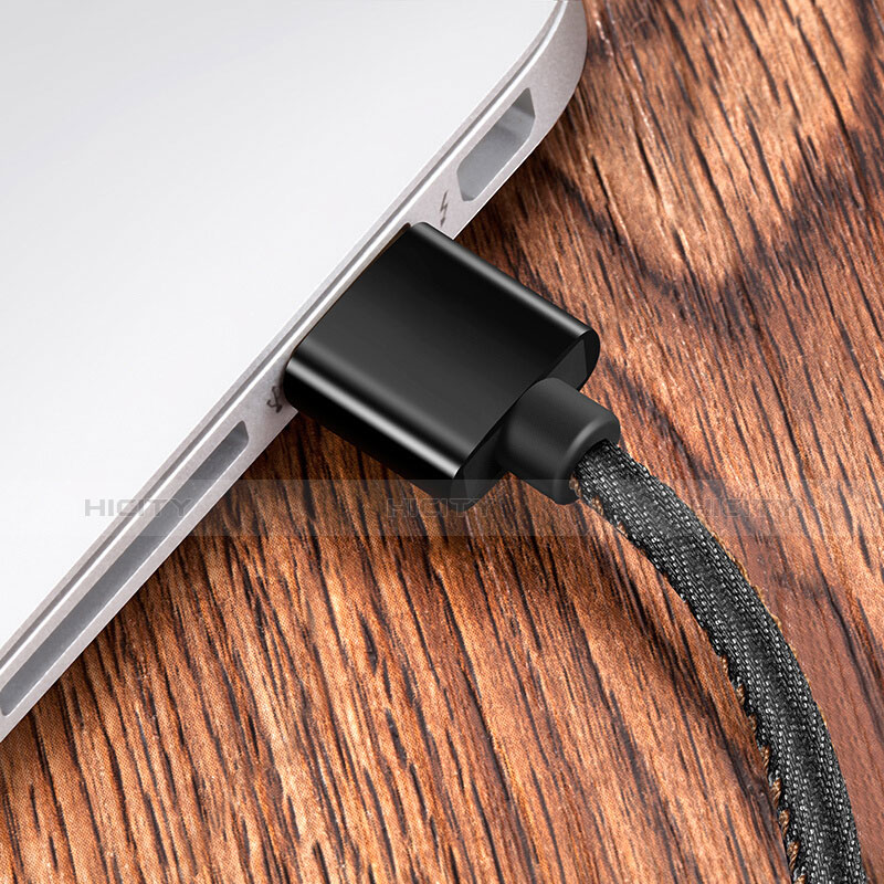 Apple iPhone XR用USBケーブル 充電ケーブル L04 アップル ブラック