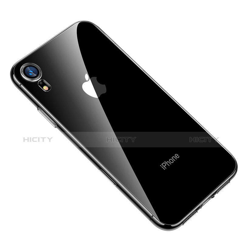 Apple iPhone XR用極薄ソフトケース シリコンケース 耐衝撃 全面保護 クリア透明 T03 アップル クリア