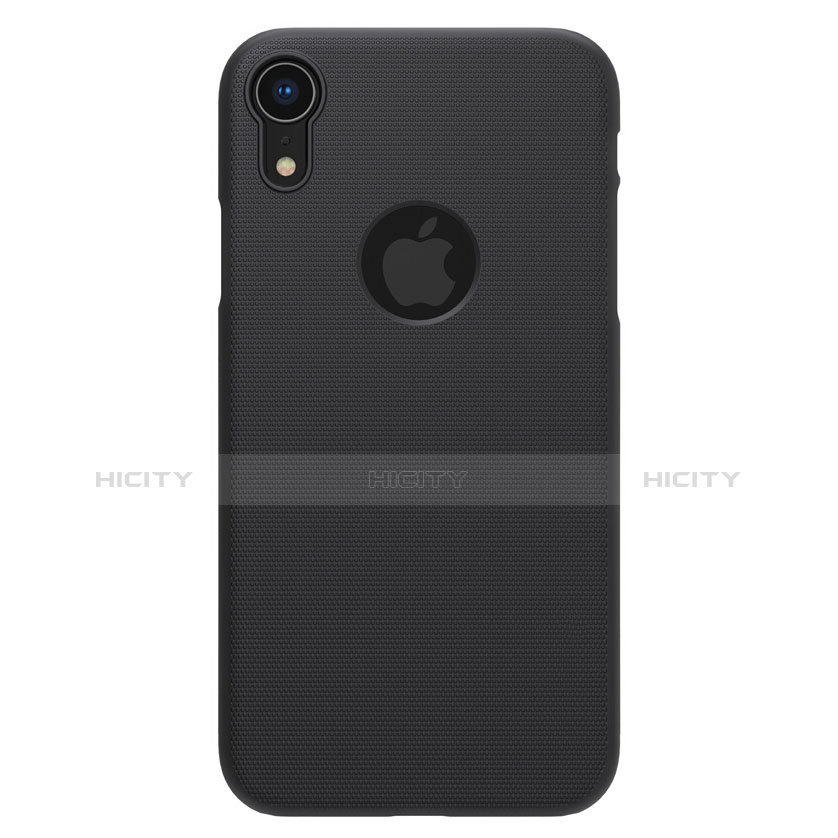 Apple iPhone XR用ハードケース プラスチック 質感もマット M02 アップル ブラック