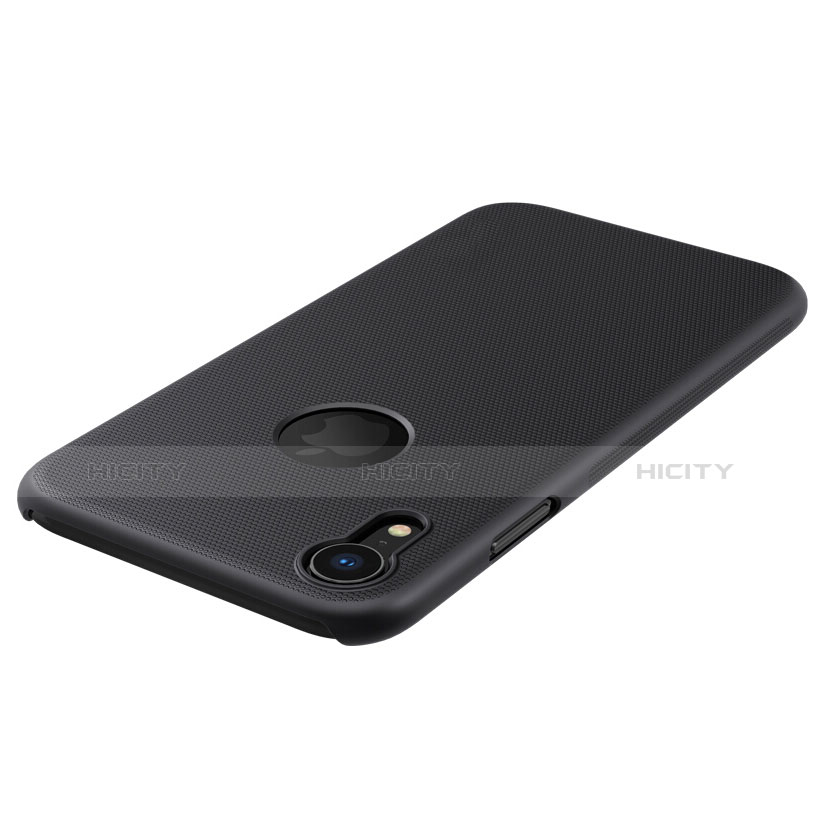 Apple iPhone XR用ハードケース プラスチック 質感もマット M02 アップル ブラック