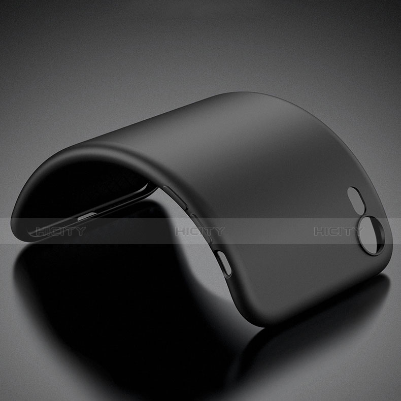 Apple iPhone XR用極薄ソフトケース シリコンケース 耐衝撃 全面保護 アップル ブラック