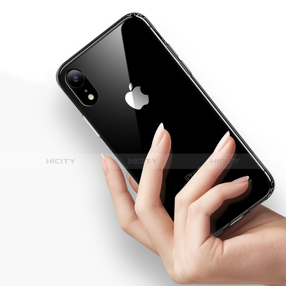 Apple iPhone XR用極薄ソフトケース シリコンケース 耐衝撃 全面保護 クリア透明 T11 アップル クリア