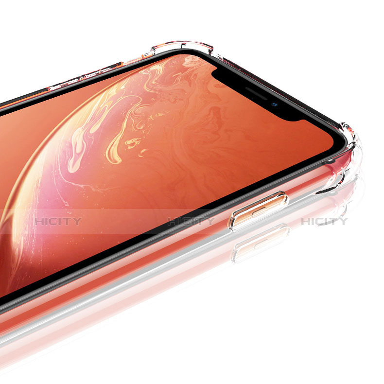 Apple iPhone XR用極薄ソフトケース シリコンケース 耐衝撃 全面保護 クリア透明 T16 アップル クリア