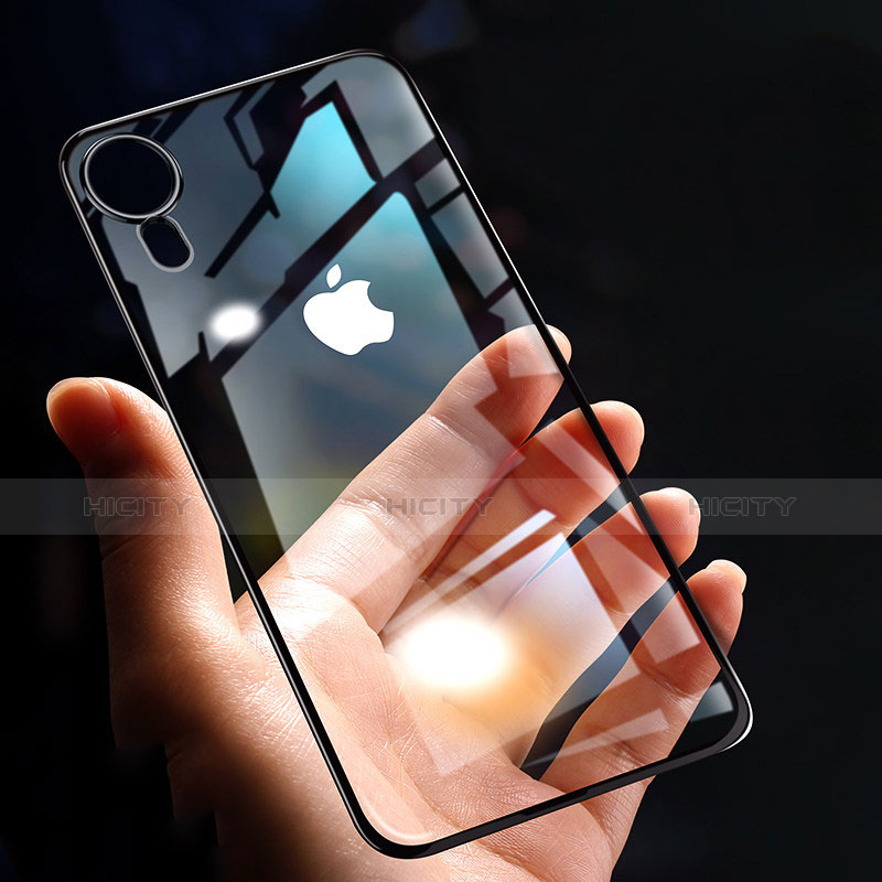 Apple iPhone XR用極薄ソフトケース シリコンケース 耐衝撃 全面保護 透明 H02 アップル 