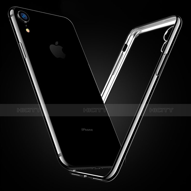 Apple iPhone XR用極薄ソフトケース シリコンケース 耐衝撃 全面保護 透明 H02 アップル 