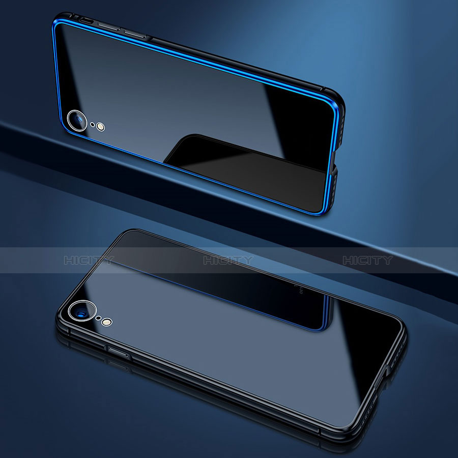 Apple iPhone XR用ケース 高級感 手触り良い アルミメタル 製の金属製 360度 フルカバーバンパー 鏡面 カバー M01 アップル 