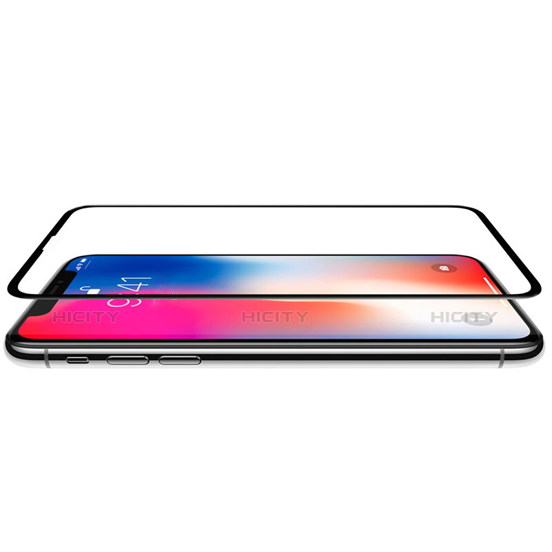 Apple iPhone XR用強化ガラス フル液晶保護フィルム アップル ブラック