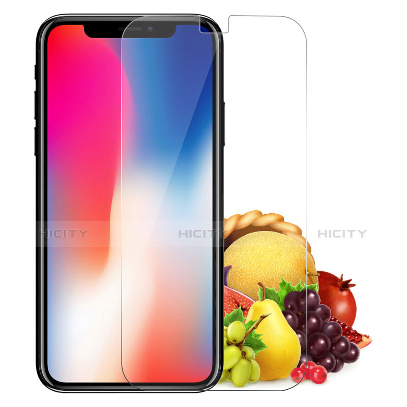 Apple iPhone Xs用極薄ソフトケース シリコンケース 耐衝撃 全面保護 アンド液晶保護フィルム アップル ブラック