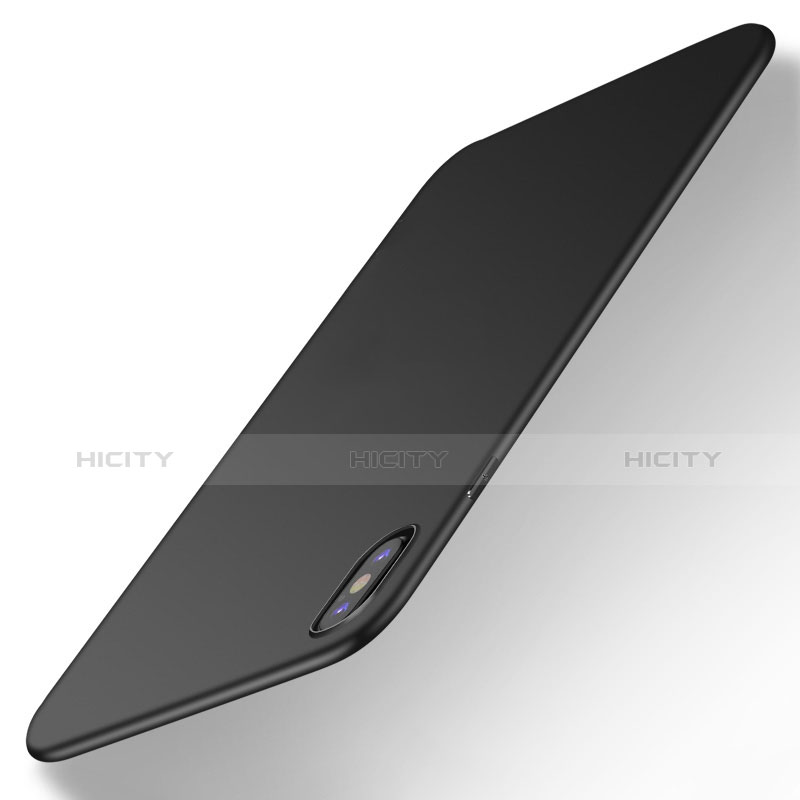 Apple iPhone Xs用極薄ソフトケース シリコンケース 耐衝撃 全面保護 S14 アップル ブラック