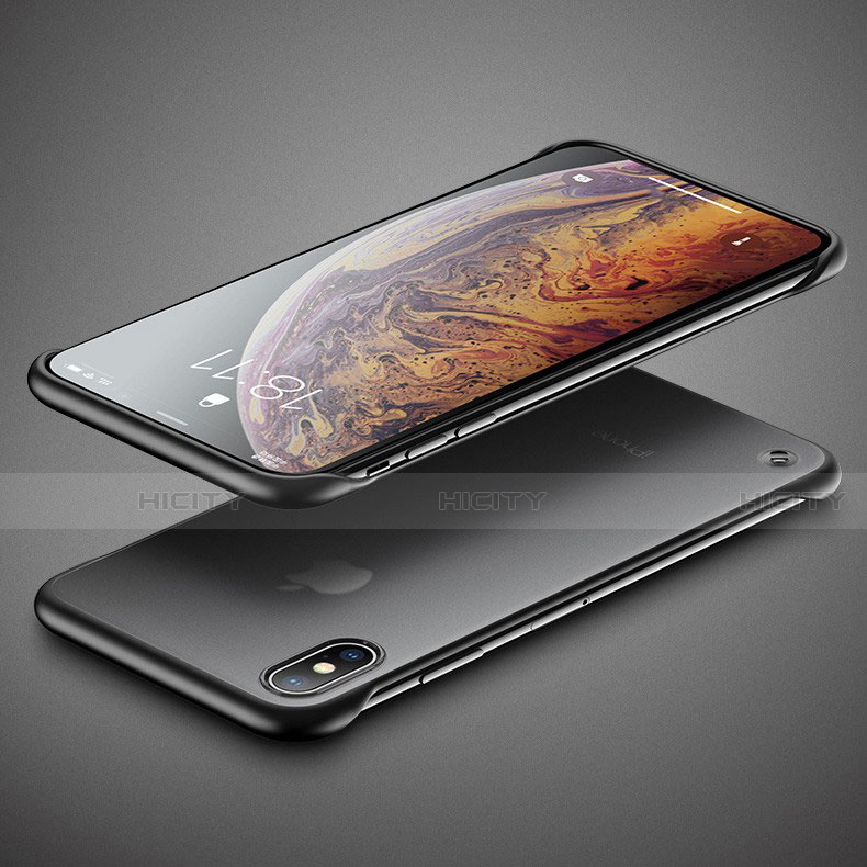 Apple iPhone Xs用極薄ソフトケース シリコンケース 耐衝撃 全面保護 クリア透明 HT01 アップル 