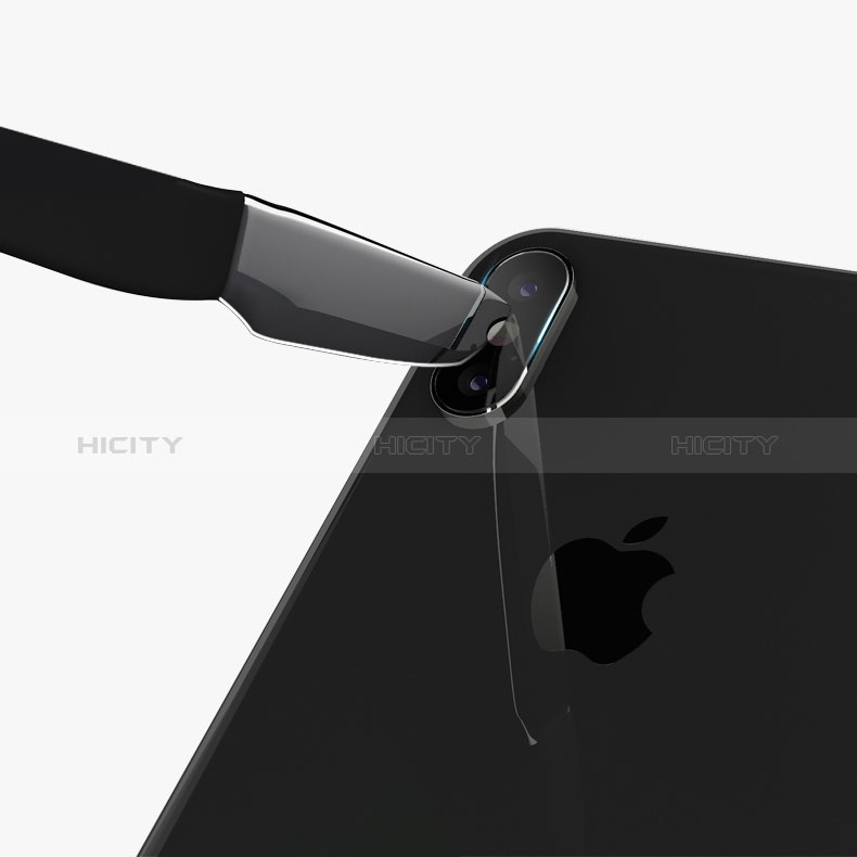 Apple iPhone Xs用強化ガラス カメラプロテクター カメラレンズ 保護ガラスフイルム F16 アップル クリア