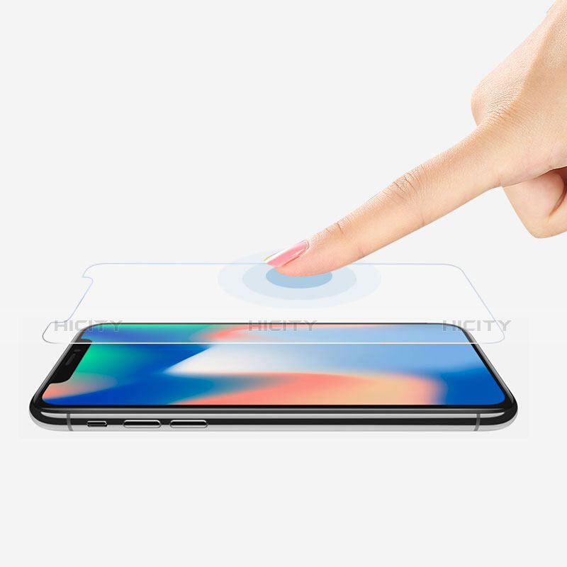 Apple iPhone Xs用強化ガラス 液晶保護フィルム T16 アップル クリア