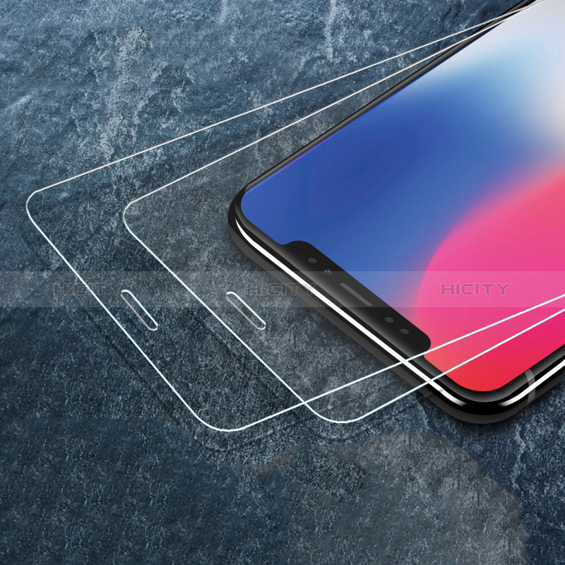Apple iPhone Xs用強化ガラス 液晶保護フィルム T08 アップル クリア