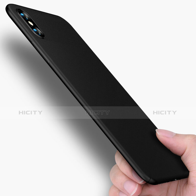 Apple iPhone Xs Max用極薄ソフトケース シリコンケース 耐衝撃 全面保護 M01 アップル ブラック