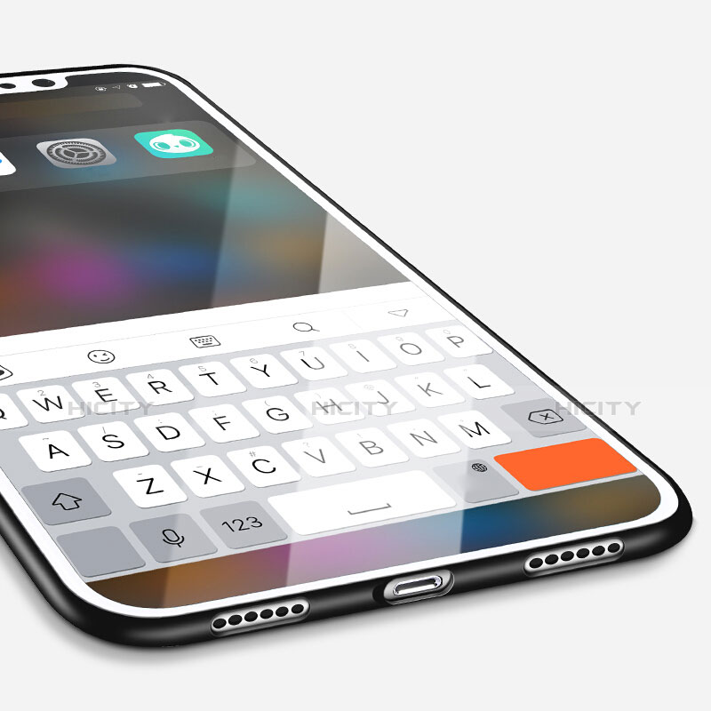 Apple iPhone Xs Max用極薄ソフトケース シリコンケース 耐衝撃 全面保護 S14 アップル ブラック