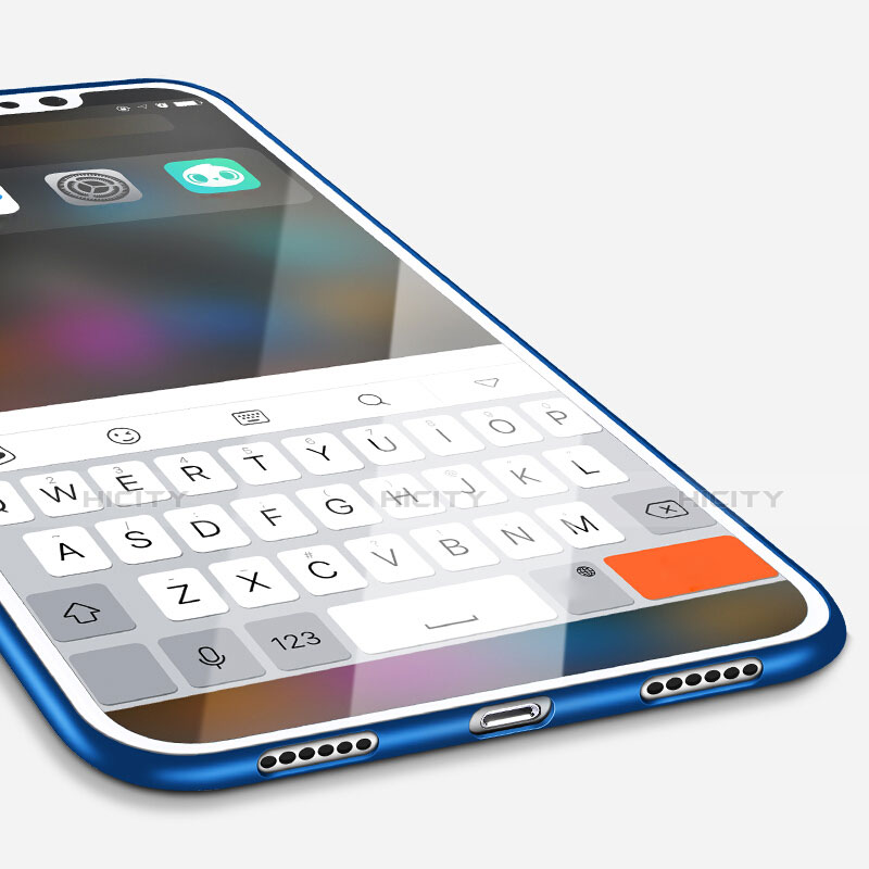 Apple iPhone Xs Max用極薄ソフトケース シリコンケース 耐衝撃 全面保護 S16 アップル ネイビー