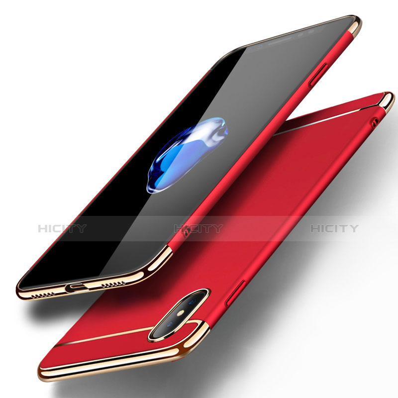 Apple iPhone Xs Max用ケース 高級感 手触り良い メタル兼プラスチック バンパー M05 アップル 