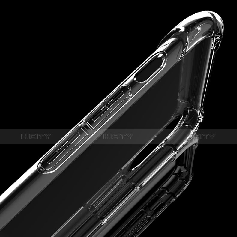 Apple iPhone Xs Max用極薄ソフトケース シリコンケース 耐衝撃 全面保護 クリア透明 U01 アップル 