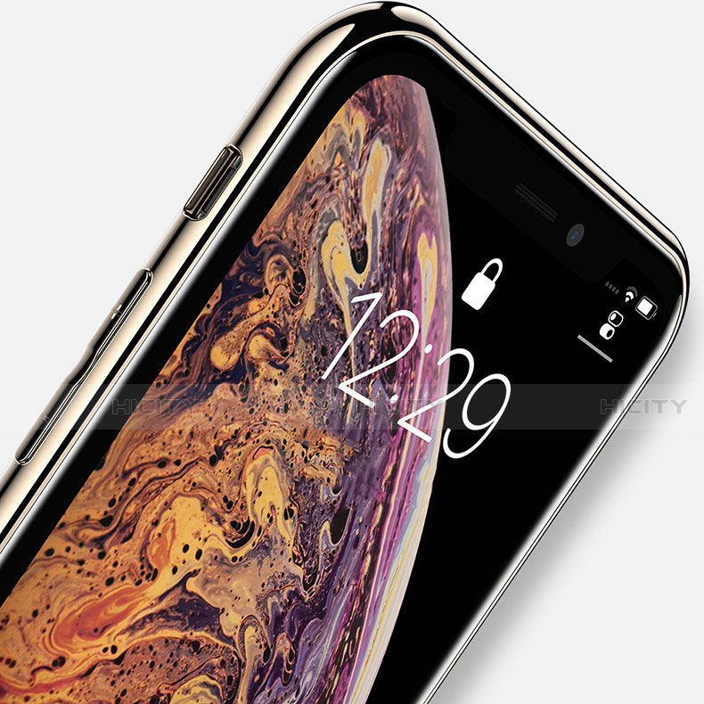 Apple iPhone Xs Max用ハイブリットバンパーケース プラスチック 鏡面 カバー M01 アップル 