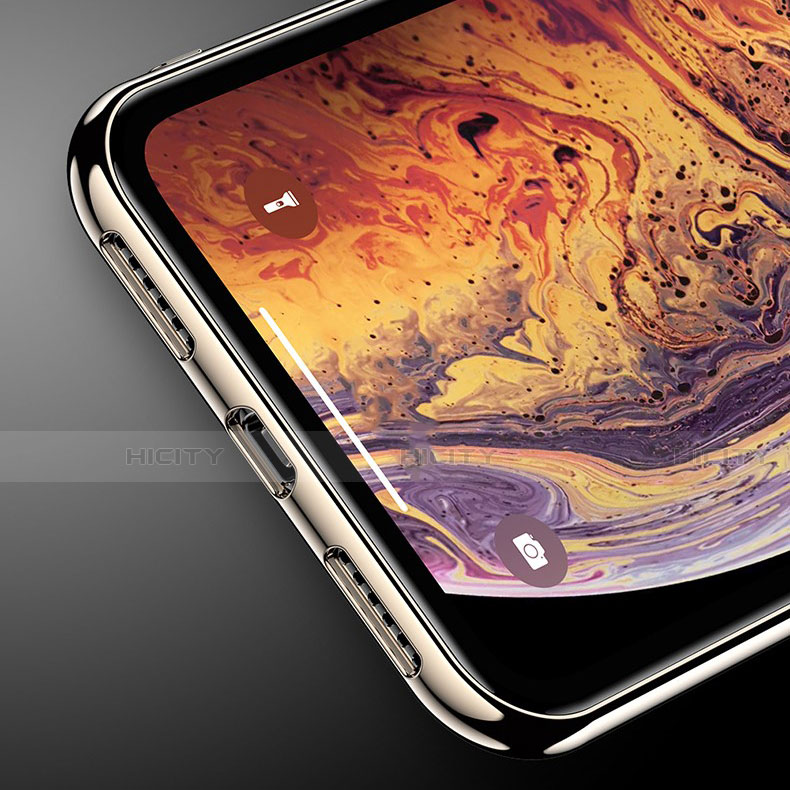 Apple iPhone Xs Max用ハイブリットバンパーケース プラスチック 鏡面 カバー M01 アップル 