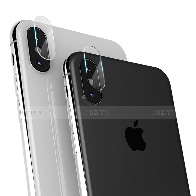 Apple iPhone Xs Max用強化ガラス カメラプロテクター カメラレンズ 保護ガラスフイルム F16 アップル クリア